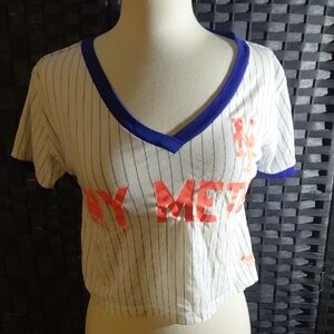 PINK Victoria's Secret Label with Blue and Pink Accents